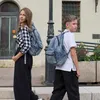 Hellblau Vintage Jeansrucksack für Jugendliche, marmoriert, Produktbild-Vorschau 14