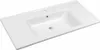 ZUNO 100 Lavabo in Vetroceramica 100x45cm, bianco Anteprima dell’immagine prodotto 1