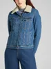 LEE Damen, Jeansjacke SHERPA RIDER, XS, Blau, jeansmantel, Produktbild-Vorschau 2