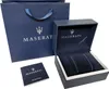 A Maserati branded gift bag, watch box, and instruction booklet. Náhled obrázku produktu