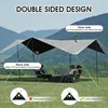 Abdeckplane 3x6 m Wasserdicht 180 g/m² PE mit Ösen UV Produktbild-Vorschau 5