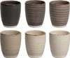 Cookinglife Koffiekopjes - Delice Grijs 180 ml - 6 stuks Productafbeelding-voorbeeld 1