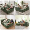 GLP Modulares Ecksofa 256 cm aus Cord, 4-Sitzer mit Produktbild-Vorschau 3