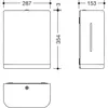 HEWI 477.06.60199 90 Papierhandtuchspender Produktbild-Vorschau 3