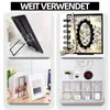 Metall Buchständer 6er Set, verstellbare & faltbare Produktbild-Vorschau 6