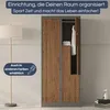 Umkleideschrank Spind JULIA 4 Abteile mit Lüftungsschlitze Produktbild-Vorschau 3