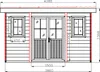 WPC Gartenhaus Modell Style DeLuxe 11,28 m² Produktbild-Vorschau 13
