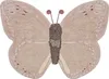 A butterfly-shaped rug on a white background. Voir les images du produit