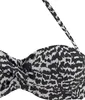 LASCANA Bügel-Bandeau-Bikini-Top Clara schwarz-creme Größe Produktbild-Vorschau 3