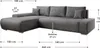 Juskys Sofa Iseo Links - L Form, Schlaffunktion, Stoff, Produktbild-Vorschau 11