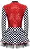 Damen Rennfahrerin Kostüm S – Glitzernder Langarm Jumpsuit Produktbild-Vorschau 4
