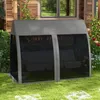 Outsunny Balancelle de jardin convertible 3 places, Voir les images du produit 2