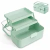Relaxdays Medizinbox, 3 Ebenen, Pillenfach, aufklappbar, Produktbild-Vorschau 8