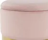 Hocker Zora 100 2er-Set Rosa / Gold / Altrosa Produktbild-Vorschau 5