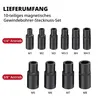 Profi Magnetisches Gewindebohrer-Stecknuss-Set (10-teilig, Produktbild-Vorschau 2