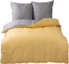 Bettwäsche 100% Baumwolle 155x200 cm Renforce Raute Gelb Produktbild-Vorschau 1