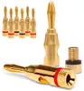 8x Bananenstecker vergoldet High End Bananas UC-Express 24K Produktbild-Vorschau 1