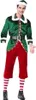 Costume da elfo natalizio da uomo costume da elfo adulto Anteprima dell’immagine prodotto 1