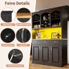 Flieks, colonna da cucina con led, mobile buffet da cucina Anteprima dell’immagine prodotto 6