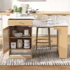 Îlot de cuisine Merax avec table à roulettes, table à Voir les images du produit 3