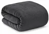 Beautissu Aurelia Fleecedecke, 220x240cm, Anthrazit, Produktbild-Vorschau 1