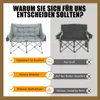 Doppel-Campingstuhl · Klapp-Outdoor-Loveseat · 6 cm dickes Produktbild-Vorschau 6