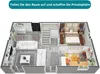 Raumteiler Paraventgestell, Gardinenstange, Raumtrenner, Produktbild-Vorschau 3