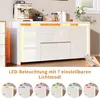 Credenza ProximaX con 4 ante e 2 cassetti, bianco lucido, Anteprima dell’immagine prodotto 9