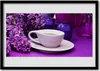 Bild 70x50 MDF-Rahmen Wandkunst Becher Blumen Pflanze Produktbild-Vorschau 1