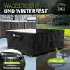Juskys Gartenmöbel Abdeckplane CoverSafe Pro 242x162x100 Produktbild-Vorschau 4