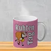 Kuhten Tag Glitzer-Kaffeebecher in pink mit Kuh zum Thema Produktbild-Vorschau 3