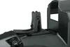 A close-up view of a black bicycle fender attachment. Produktbild-Vorschau