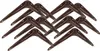 KOTARBAU® 10er Set Regalwinkel 100x75 mm Regalträger Produktbild-Vorschau 1