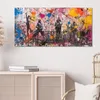 DEQOART Hybrid Leinwand Bild 100x50 cm 'Stadtgeister in Produktbild-Vorschau 4