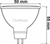 10x Żarówka LED GU5.3 Reflektor MR16 6W = 50W 580lm 4000K Podgląd zdjęcia produktu 8