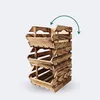 Relaxdays, juego de 3 cajas apilables, cajas de Vista previa de la imagen del producto 5