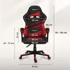 Chaise de jeu Huzaro Force 4.4 Red Mesh Voir les images du produit 8