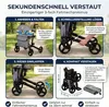 ForeverSenior Aluminium Rollator - 3-fach faltbar mit Produktbild-Vorschau 3