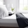 Bettwäsche Set Baumwolle 200x200 cm Weiß Wende Design mit Produktbild-Vorschau 3