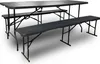 Rijoka pliable ensemble de meubles de jardin - aspect bois Voir les images du produit 1