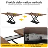 A collage showing a coffee table with extending surfaces and close-ups of its mechanisms. Anteprima dell’immagine prodotto