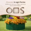 Floranica Bordatura giardino legno 100 cm x 10 cm, Verde – Anteprima dell’immagine prodotto 4