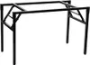 A black metal table frame on a white background. Produktbild-Vorschau