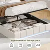 Łóżko tapicerowane 140x200 cm z portem USB, łóżko z Podgląd zdjęcia produktu 7