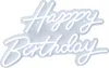 Tabliczka LED Relaxdays, „Happy Birthday”, świecąca Podgląd zdjęcia produktu 1