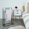 Stojan na ručníky Relaxdays, 2 tyče, volně stojící, VxŠxH: Náhled obrázku produktu 5