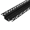 XUDO LED Trockenbauprofil Schwarz 2 m Alu 20 mm mit Produktbild-Vorschau 4