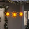 vidaXL Étoiles de Noël LED 3 pcs. Pliable Jaune Voir les images du produit 2