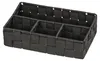 WENKO Organizer mit 4 Fächern Box Ablage 26x6,5x17cm Bad Produktbild-Vorschau 1
