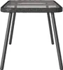 Czarny Stolik Kawowy 90X45X42 Cm Z Syntetycznego Rattanu Podgląd zdjęcia produktu 3